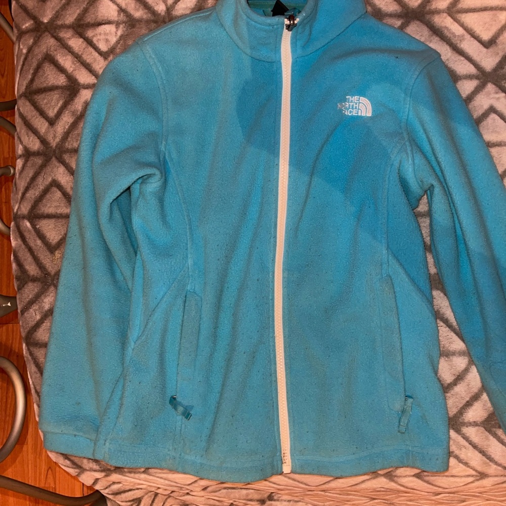 Kids Blue North Face Jacket